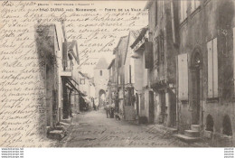 X14-47) DURAS PRES MARMANDE - PORTE DE LA VILLE - ( ANIMEE - HABITANTS - OBLITERATION DE 1906  - 2 SCANS ) - Andere & Zonder Classificatie