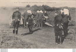 X14-23) LA COURTINE - CAMP DE LA COURTINE (CREUSE) CONCOURS DE TIR - ( MILITARIA - CANON - 2 SCANS ) - La Courtine