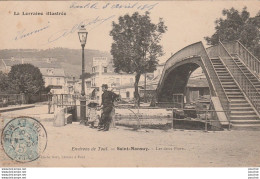 X15-54) ENVIRONS DE TOUL - SAINT MANSUY - LES DEUX PONTS - ( ANIMEE - PETITE FILLE AVEC MILITAIRE ) - Autres & Non Classés