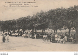 X16-60) PIERREFONDS LES BAINS - HOTEL DES ETRANGERS - LA TERRASSE DES TILLEULS - ANIMATION -2 SCANS  - Pierrefonds