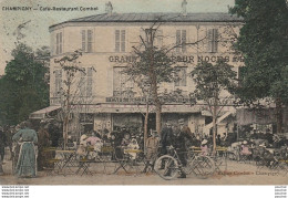 X16-94) CHAMPIGNY - CAFE RESTAURANT COMBET - COLL. MAISON COMBET - ANIMATION - 2 SCANS  - Champigny Sur Marne
