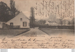 X18- BON - SECOURS - ENTREE DU VILLAGE - (  OBLITERATION DE 1904  -  2 SCANS ) - Peruwelz