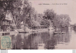 X20-78) VILLENNES - PETIT BRAS DE LA SEINE - ( ANIMEE - CANOTAGE ) - Villennes-sur-Seine