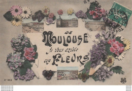 X21-31) TOULOUSE - JE VOUS ENVOIE CES FLEURS - (CARTE MULTIVUES AVEC FLEURS) - Toulouse