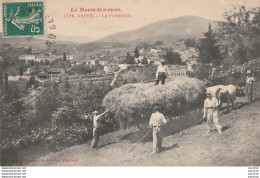 31) ASPET (HAUTE GARONNE) LA FENAISON - ( ATTELAGE DE BOEUFS ET ANIMATION ) - Sonstige & Ohne Zuordnung