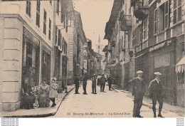 X24-73) BOURG SAINT MAURICE( SAVOIE) LA GRAND ' RUE - ( ANIMATION - 2 SCANS ) - Bourg Saint Maurice