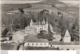 X24-32) JEGUN (GERS) EN AVION AU DESSUS DE... CHATEAU DE LESCOUT - ( 2 SCANS ) - Sonstige & Ohne Zuordnung