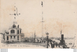 X24-76) LE HAVRE - LE SEMAPHORE ET LA JETEE  - ( 2 SCANS )  - Harbour