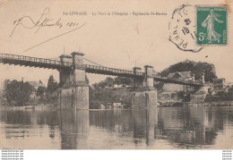 X26-47) SAINTE LIVRADE (LOT ET GARONNE) LE PONT ET L HOSPICE - ESPLANADE SAINT MARTIN  - EN 1911 - Andere & Zonder Classificatie