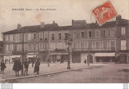 X25-32) MIRANDE (GERS)  LA PLACE D'ASTARAC - ( ANIMEE - ECOLIERS - HABITANTS ) - Mirande