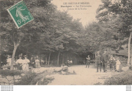 X27-65) BAREGES (HAUTES PYRENEES) LES PROMENADES - AVENUE  DE LA KOUBA  - ( ANIMEE ) - Autres & Non Classés