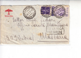 ITALIA 1927 - Lettera Posta Aerea Da Milano A Massaua (Eritrea) - Correo Aéreo