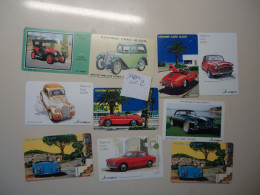 JAPAN  USED  PHONECARDS  LOT OF 10  FREE SHIPPING CAR CARS - Japon