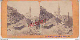 Fixe Stereoview Basilique Notre Dame De Lourdes Travaux D'aménagement ? - Stereo-Photographie