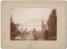 2 Photos E. Bassermann-Jordan, Deidesheim,  Vue De Lobsann Bei Sulz Am Wald, Neues Schlösschen In Zwei Perspektiven  - Orte