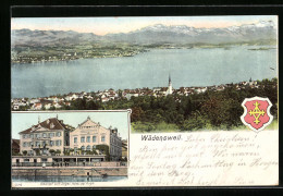 AK Wädenswil, Gesamtansicht, Gasthof Zum Engel, Hotel Del` Ange  - Other & Unclassified