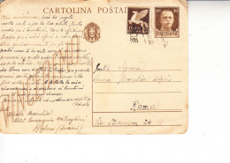 ITALIA   1943  -cartolina "VINCEREMO" - Postwaardestukken