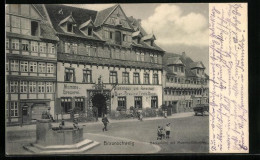 AK Braunschweig, Bäckerklint Mit Mumme-Brauerei Und Brunnen  - Braunschweig