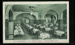 AK Braunschweig, Oberes Restaurant In Brüning`s Saalbau  - Braunschweig