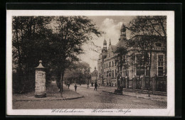 AK Wilhelmshaven, Hollmannstrasse Und Litfasssäule  - Wilhelmshaven