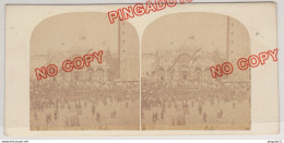 Fixe Stereoview Italie Italia Venise Venezia Place St Marc St Marco - Stereo-Photographie