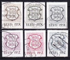 1992. Estonia.  Coat Of Arms. Used. Mi. Nr. 186-87, 192-94, 197. - Estonia