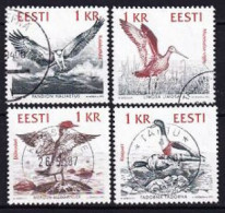 1992. Estonia.  Birds Of The Baltic. Used. Mi. Nr. 188-91. - Estonia