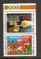 Azerbaijan 2003●Europa Poster Art●Wrestling●Mi543D-44D MNH - Wrestling