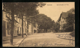 AK Reinbek, Bahnhofstrasse Mit Post Und Geschäftshäusern  - Reinbek