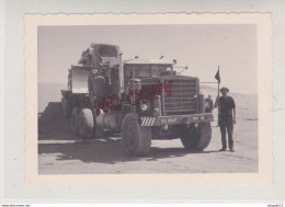 Fixe Algérie Sahara Années 50 Camion Tracteur Kenworth * De La TRAS Beau Plan Beau Format Excellent état - Auto's