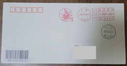 China Cover (Orchid) (Shanghai) Postage Stamp First Day Actual Delivery Seal - Briefe