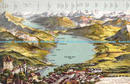 R175246 Thun. Berner Oberland Thune Und Brienzersee. Phototypie - Monde