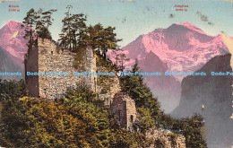 R175250 Monch. Jungfrau. Ruine Unspunnen Bei Interlaken. Photoglob - Monde