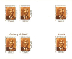 1999 Slovenia President Milan Kucan - Rare Imperforated Bloc MNH - Autres & Non Classés