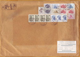 1993 Russia-Moldova, Multiple, Mixed Franking USSR-Russia Used - Briefe U. Dokumente