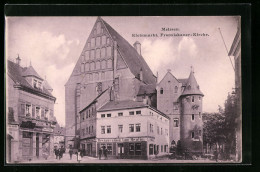 AK Meissen / Elbe, Strasseneck Am Kleinmarkt, Franziskaner-Kirche  - Meissen