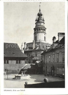 72272086 Krummau Suedboehmen Blick Zum Schloss Krummau Suedboehmen - Tschechische Republik