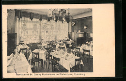 AK Hamburg-St.Georg, Restaurant St. Georg Porterhaus Im Bieberhaus  - Mitte