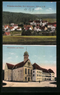 AK Friedenweiler I. Bad. Schwarzwald, Ortsansicht, Klosterkirche Mit Schloss  - Autres & Non Classés