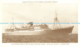 R176245 Union Castle Line To South And East Africa. The Union Castle Royal Mail - World