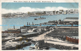 R175305 West Shore Depot And Water Front. Weehawken. N. J. The Hudson - World