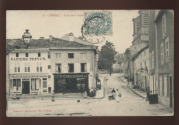 55 - STENAY - PLACE DE LA FONTAINE - MAGASIN C. COLLIGNON - EDITEUR  E. GABRIEL - Stenay