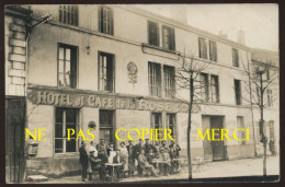 55 - BAR-LE-DUC - HOTEL ET CAFE DE LA ROSE D'OR - CARTE PHOTO ORIGINALE - Bar Le Duc