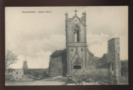 55 - SOMMEILLES - EGLISE ET MAIRIE - EDITEUR E. MOISSON, STE-MENEHOULD - Sonstige & Ohne Zuordnung