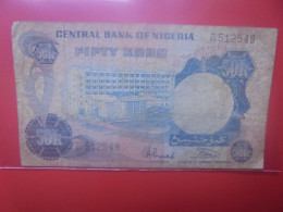 NIGERIA 50 KOBO 1973-78 Circuler (B.33) - Nigeria
