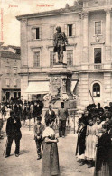 Piran, Tartinijev Trg, 1900-ta, Piazza Tartini, Pirano, Istria, Istra, Primorska, Dogodek, - Slovenia