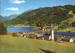 72270746 Techendorf Weissensee Ortsansicht Mit Kirche Alpen Techendorf Weissense - Other & Unclassified