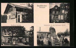 AK Lentföhrden /Holst., Jagdhaus, Waldvilla, Kaufhaus Schober, Gedenkstein Für Die Gefallenen 1914-18  - Other & Unclassified