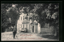 AK Ammelsdorf I. Erzgeb., Schlegels Restauration Mit Terrasse  - Autres & Non Classés