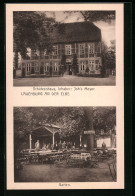 AK Lauenburg / Elbe, Gasthaus Schützenhaus Von Joh's Meyer, Aussen- Und Gartenansicht  - Lauenburg